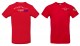 T-shirt col rond PEA Homme - Rouge