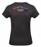 T-shirt col rond PEA Femme - Noir